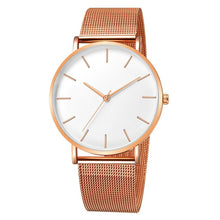 Load image into Gallery viewer, Free Shipping Women Watch Mesh Stainless Steel Bracelet Casual Wrist Watch Women Watches reloj mujer relogio feminino 2019